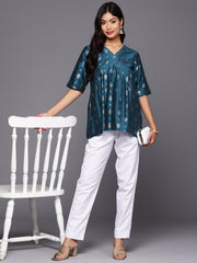 Printed Ethnic Tunic-AHTUPVFP-8162