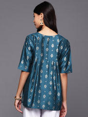 Printed Ethnic Tunic-AHTUPVFP-8162