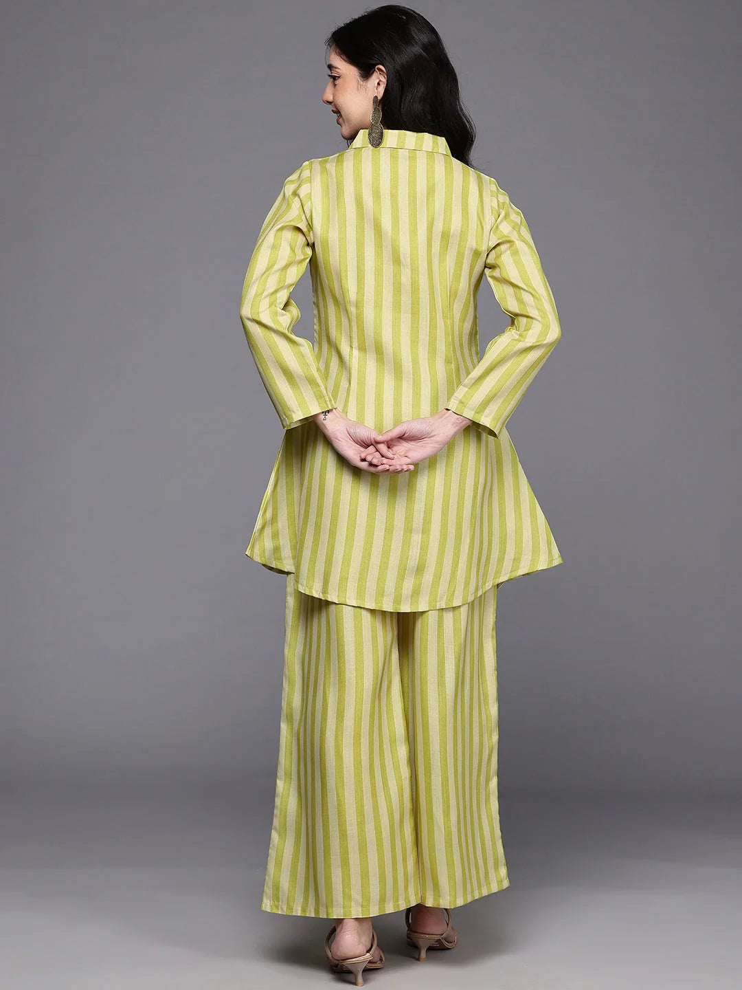 Women's Yellow Westren Co-ords-AHTUPZ-COMBO-1120