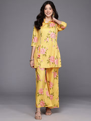 Women's Yellow Westren Co-ords-AHTUPZ-COMBO-1127