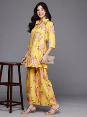 Women's Yellow Westren Co-ords-AHTUPZ-COMBO-1127