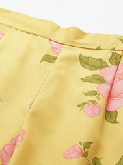 Women's Yellow Westren Co-ords-AHTUPZ-COMBO-1127