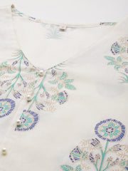 Printed Pure Cotton Ethnic Tunic with Palazzos-AHTUPZ-COMBO-739