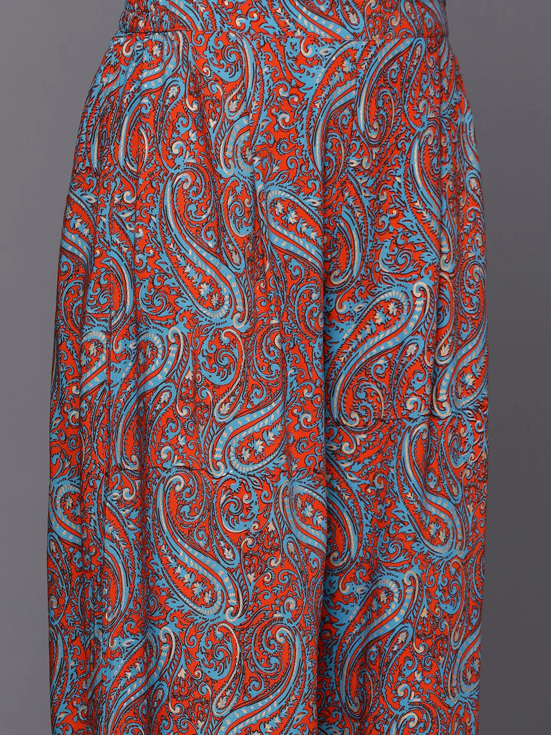 Printed Viscose Tunic Palazzo Set - Stylish Kurta Palazzo Set