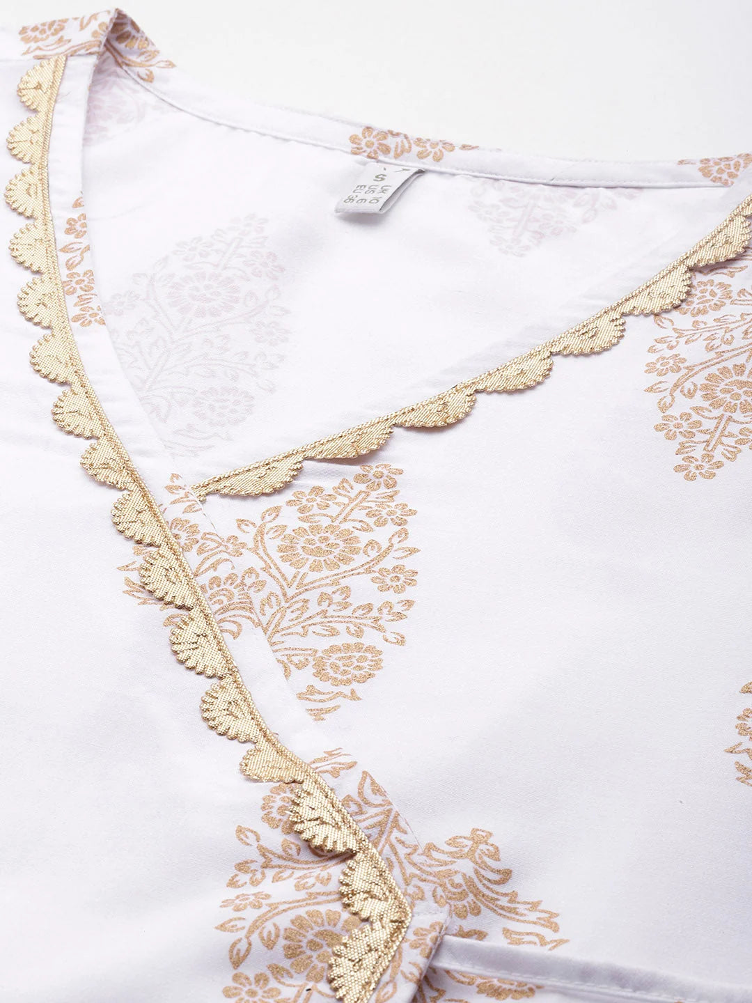 Silk Kurta Palazzo Set with Ethnic Print | Women's Fashion