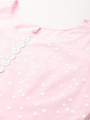 Women Printed Tunic with Palazzos-AHTUPZ-COMBO-940