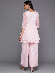 Women Printed Tunic with Palazzos-AHTUPZ-COMBO-940