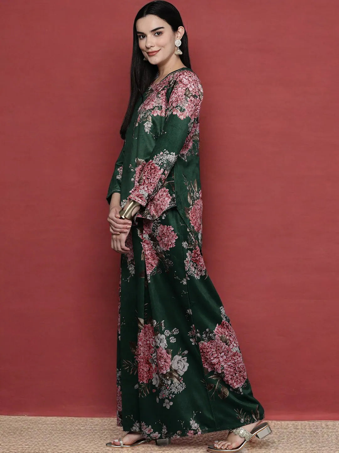 Stylish Women's Co Ord Sets - Printed Polyester Two Piece