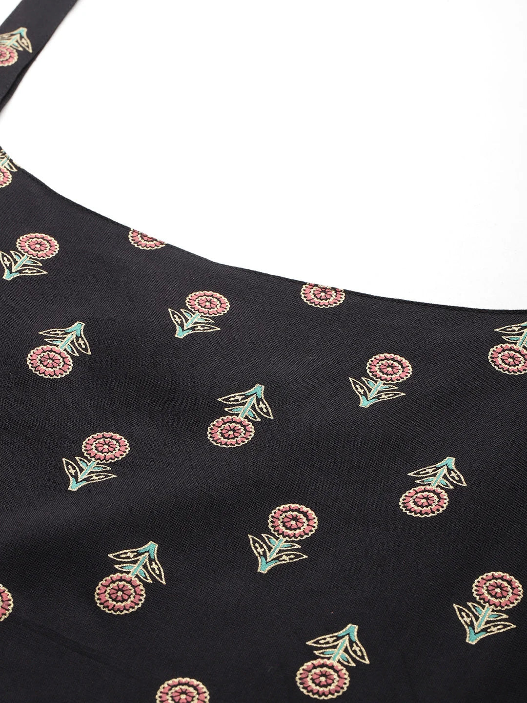 Floral Printed Tunic Top - Viscose Indian Kurta for Women