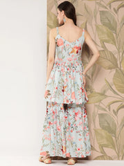 Women Floral Printed Regular Kurti with Sharara-AHTUSH-COMBO-652-ICH