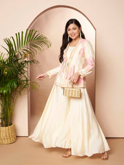 Women's Off WhiteTraditional Wear Co-ords-AHTUSHTP-COMBO-1175