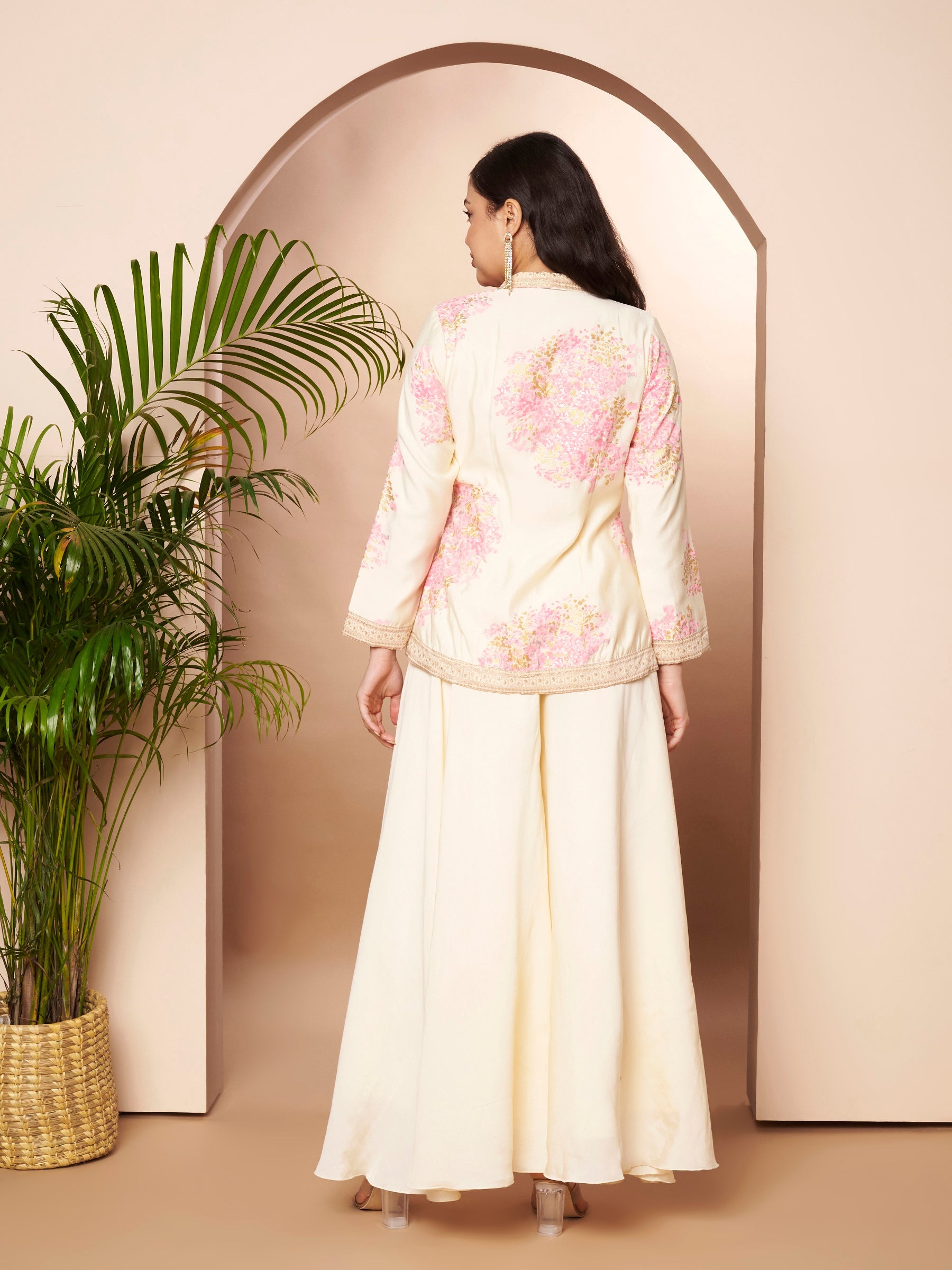 Women's Off WhiteTraditional Wear Co-ords-AHTUSHTP-COMBO-1175