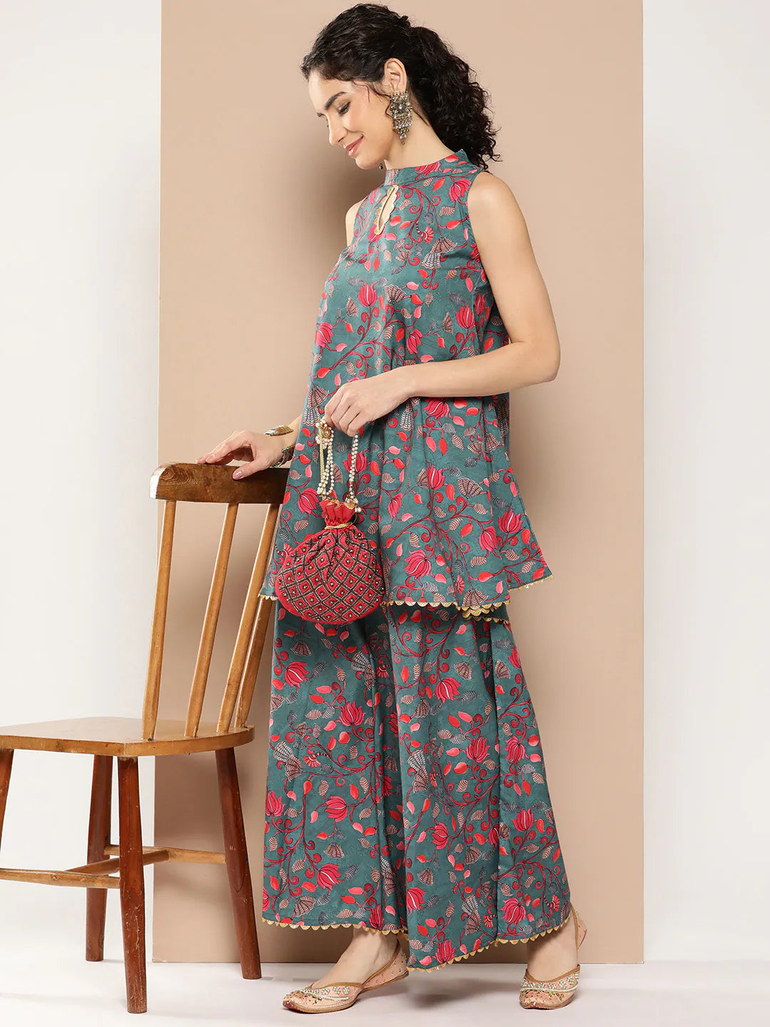 Women's Printed Cord Set - Trendy Two Piece Sets for Women