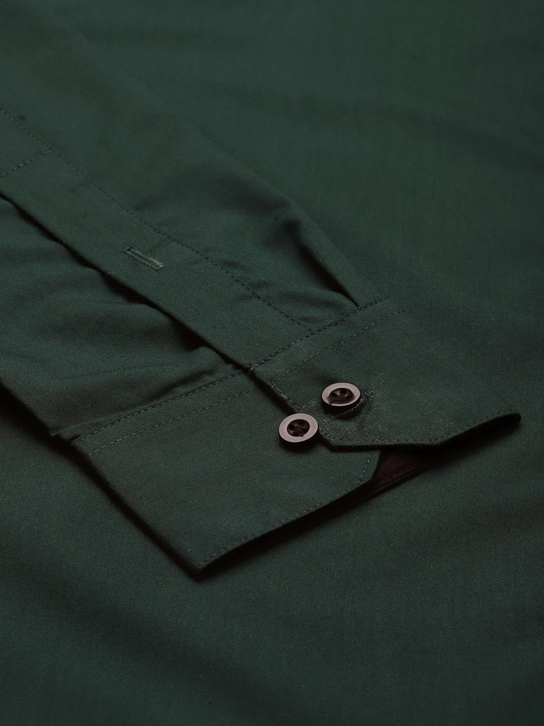Indian Needle Olive Green Formal Shirt - Cotton Mens Shirt