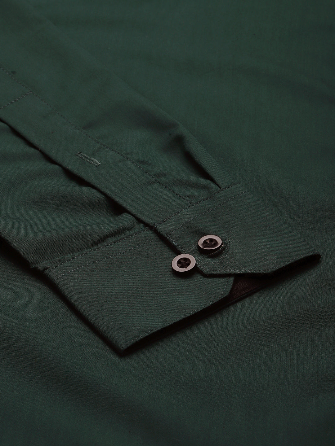 Indian Needle Olive Green Formal Shirt - Cotton Mens Shirt