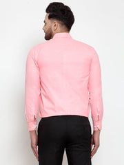 Indian Needle Red Formal Shirt with white detailing