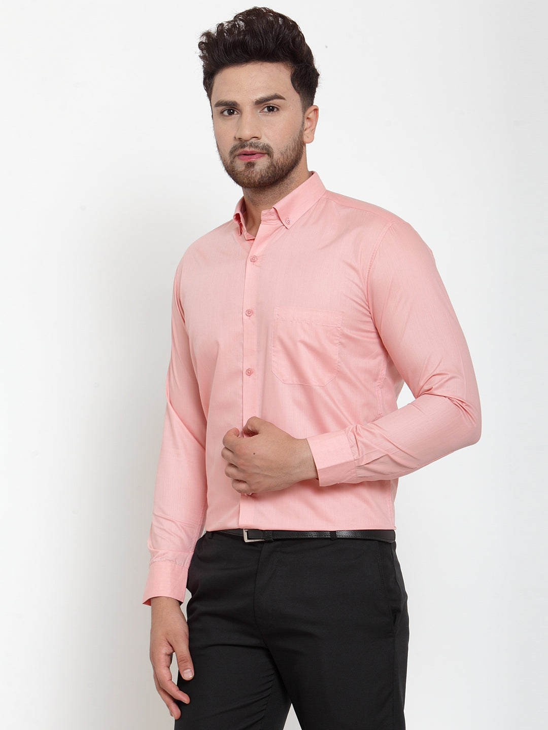 Indian Needle Red Cotton Formal Shirts | Mens Shirt Shop