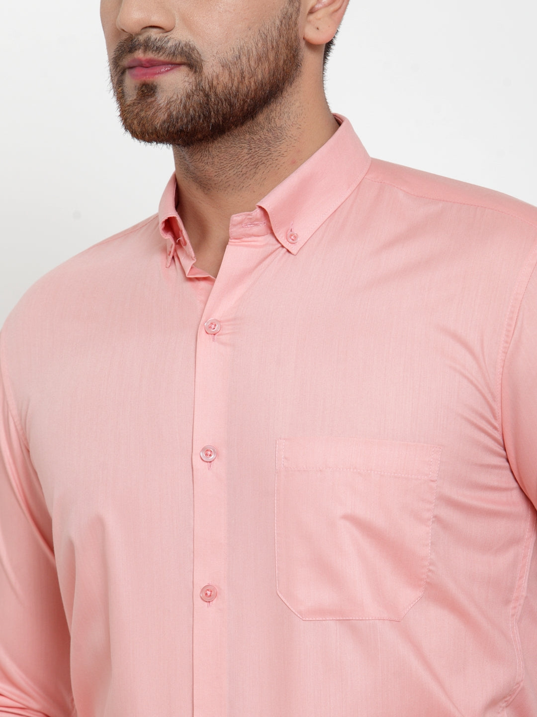 Indian Needle Red Cotton Formal Shirts | Mens Shirt Shop