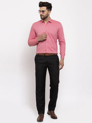 Indian Needle Red Men's Cotton Printed Formal Shirt's