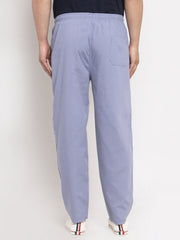 Indian Needle Men's Grey Cotton Track Pants