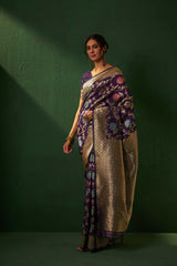 Womens Fashion Ethnic Wine Color Sarees-MLSHWSA1149WNE0ONE