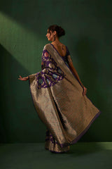 Womens Fashion Ethnic Wine Color Sarees-MLSHWSA1149WNE0ONE