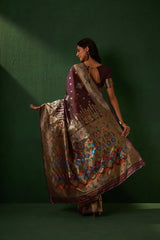 Womens Fashion Ethnic Maroon Color Sarees-MLSHWSA1151MRN0ONE