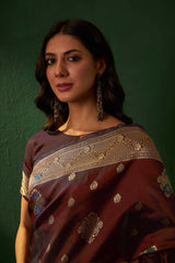 Womens Fashion Ethnic Maroon Color Sarees-MLSHWSA1151MRN0ONE