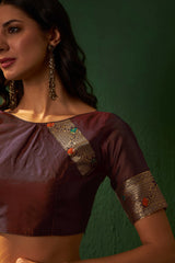 Womens Fashion Ethnic Maroon Color Sarees-MLSHWSA1151MRN0ONE