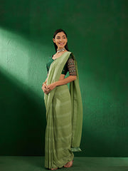 Womens Fashion Ethnic Green Color Sarees-MLSHWSA1278GRN0ONE