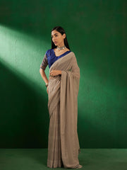Womens Fashion Ethnic Grey Color Sarees-MLSHWSA1282GRY0ONE