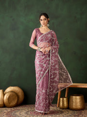 Womens Fashion Ethnic Pink Color Sarees-MLSHWSA1452PNK0ONE