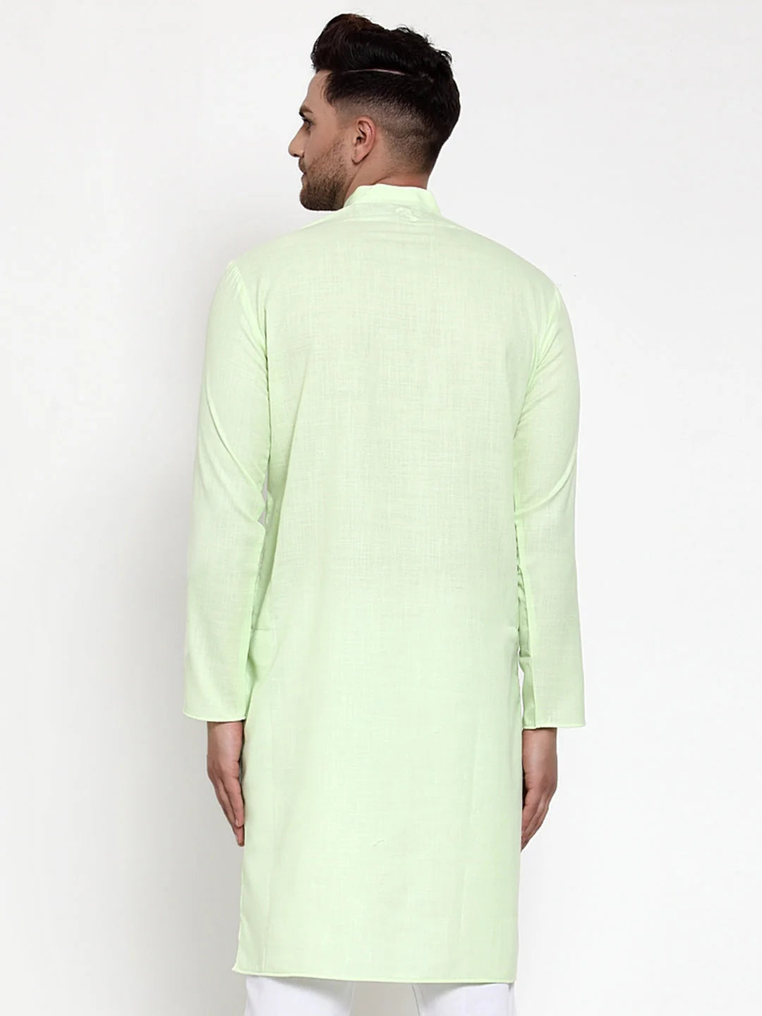 Men's Cotton Indian Kurta - Solid Color Mens Kurta