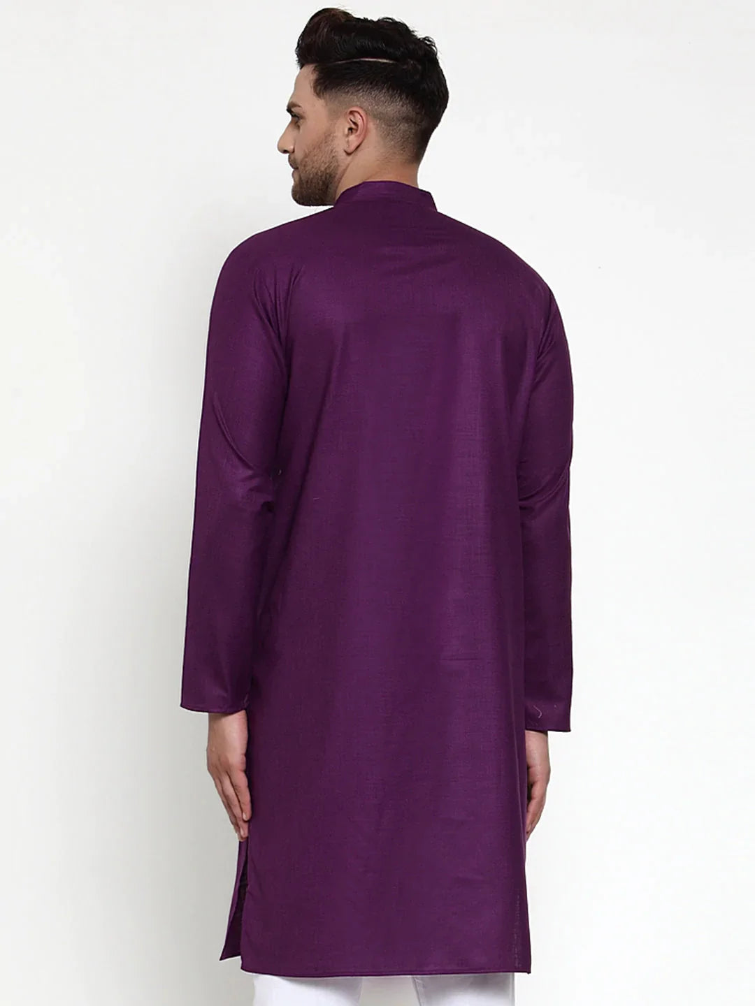 DesiQlo Men Kurta Only - Purple - KO_561Purple_S
