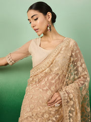 Womens Fashion Ethnic Beige Color Sarees-MLSHWSA1317BEI0ONE