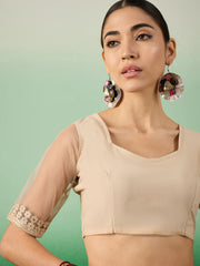Womens Fashion Ethnic Beige Color Sarees-MLSHWSA1317BEI0ONE
