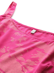 Women's Traditional Wear Pink Co-ords Set-AP-AHBLSKCP-COMBO-847