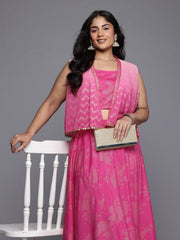 Women's Traditional Wear Pink Co-ords Set-AP-AHBLSKCP-COMBO-847