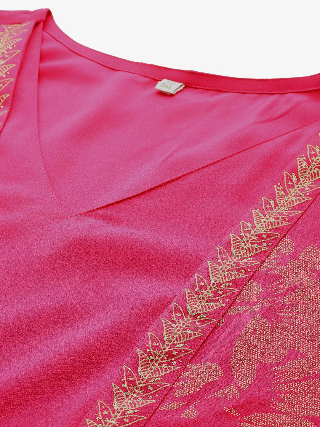 Floral Print Crepe Ethnic Dress - Indian Dresses For Women