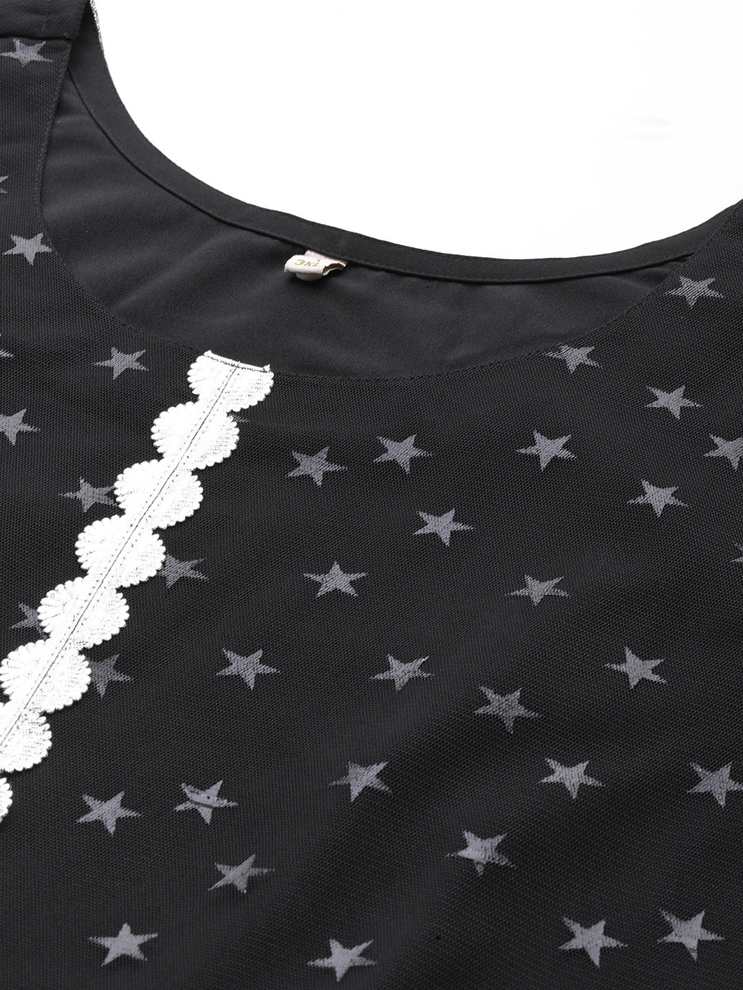 Plus Size Star Print Maxi Dress - Indian Dresses Online