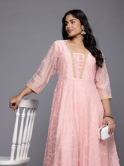 Women's Traditional Wear Pink Ethnic Dress-AP-AHEDORRP-271