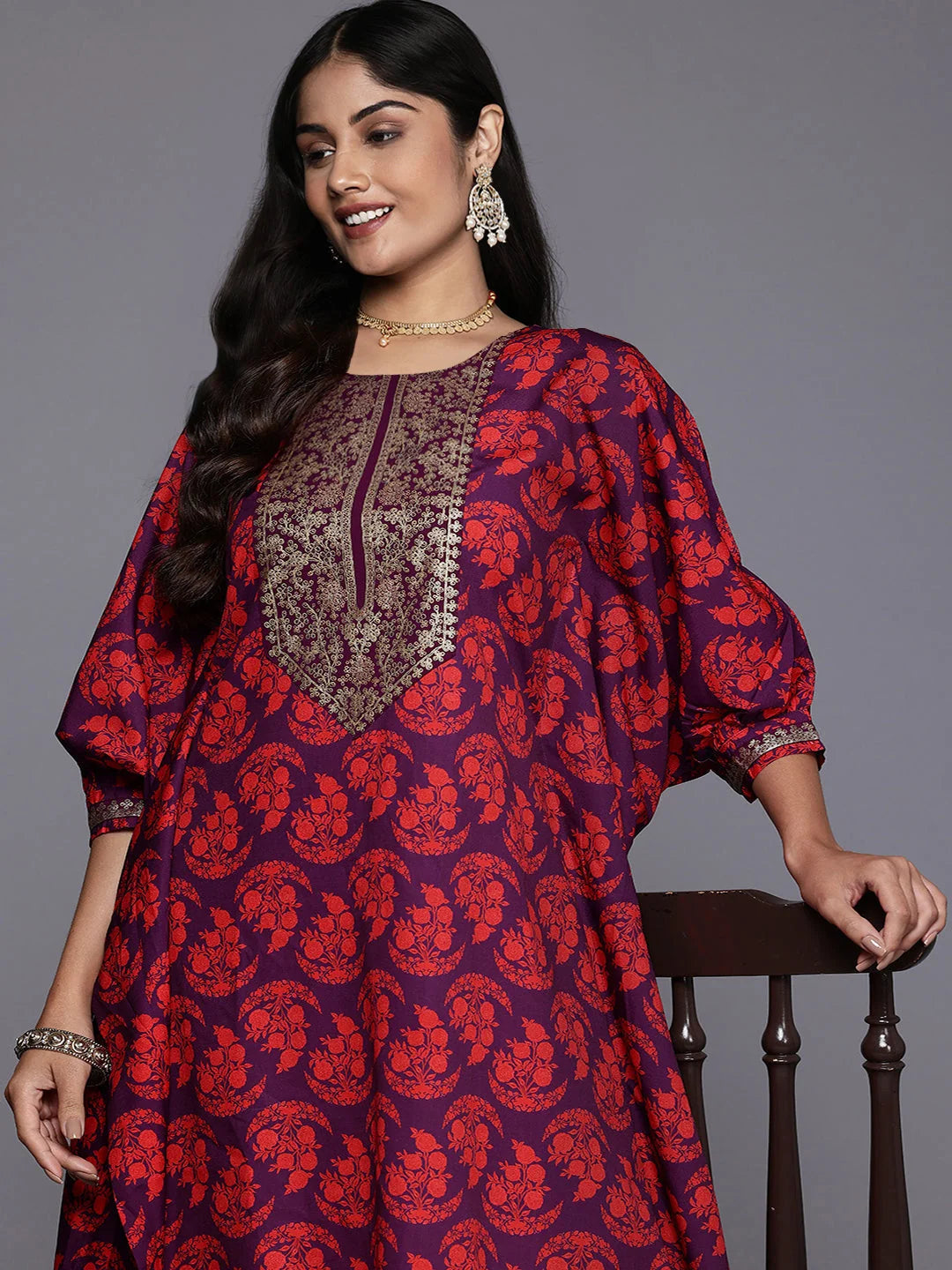 Women's Floral Printed Kurta Set | Indian Kurta Sets