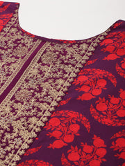 Women Floral Printed Regular Kurta with Trousers-AP-AHKFPN-COMBO-870