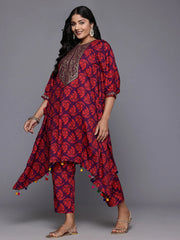 Women Floral Printed Regular Kurta with Trousers-AP-AHKFPN-COMBO-870