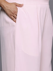 Plus Size Printed Gotta Patti Kurta With Palazzos-AP-AHKFPZ-COMBO-615