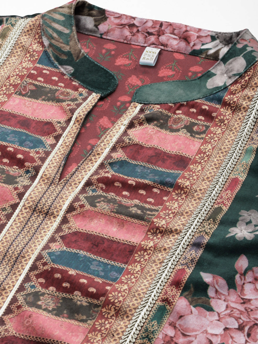 Elegant Ethnic Wear Women's Floral Printed Long Kurta-AP-AHKUCNDP-1157