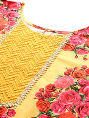 Women's Traditional Wear Yellow Kurta-AP-AHKUCNDP-1165