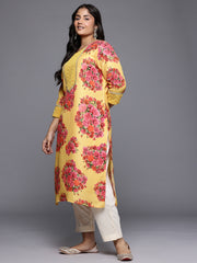 Women's Traditional Wear Yellow Kurta-AP-AHKUCNDP-1165