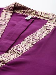 Plus Size Ethnic Motifs Printed Kurta-AP-AHKUCNFP-1133
