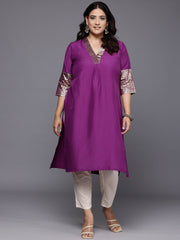 Plus Size Ethnic Motifs Printed Kurta-AP-AHKUCNFP-1133